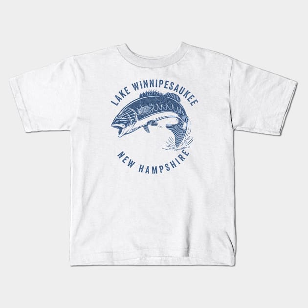 Lake Winnipesaukee New Hampshire Kids T-Shirt by Eureka Shirts